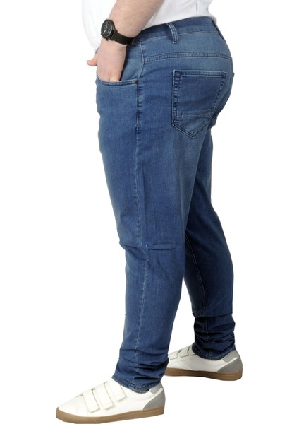 Büyük Beden Erkek Pantolon Kot 21920 Mavi fiyatları