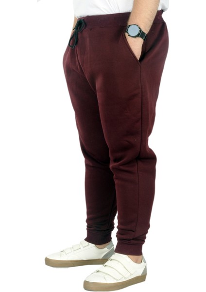 Büyük Beden Erkek Esofman Altı 3ip 20583 Mürdüm fiyatları