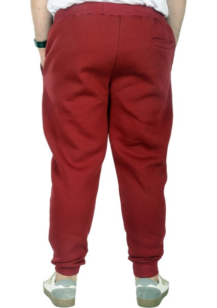 Büyük Beden Erkek Esofman Altı 3ip 20583 Bordo modelleri