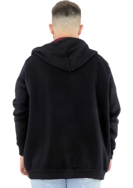 Erkek Sweat Kapşonlu Fermuarlı Nyc 22520 Lacivert fiyatları