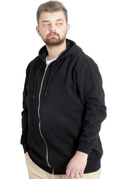 Erkek Hırka Kapson Fermuarlı Steel Interlock 21600 Siyah fiyatları