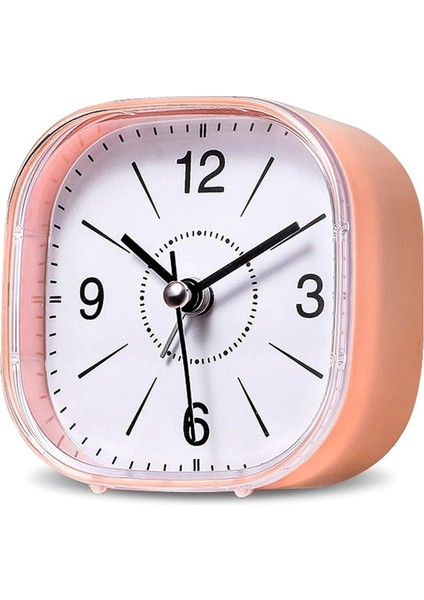 Çalar Saatler, Öğrenciler Için Küçük Çalar Saat, Yatak Odası Çalar Saat Saat Masaüstü Başucu Sessiz Küçük Alarm (Renk : Pembe) (Yurt Dışından)