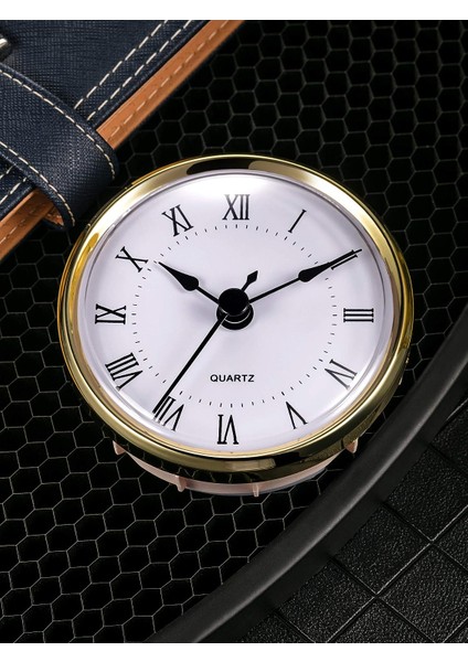 Yuvarlak Saat Parçası 3-1/8 Inç (80 Mm) Kuvars Hareketi Romen Rakamıyla Altın Kaplama (Altın Kaplama) (Yurt Dışından) fırsatları