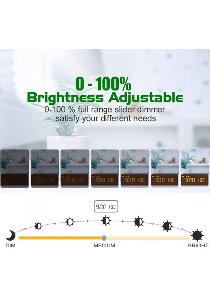 Kablosuz Şarjlı Dijital Ahşap Çalar Saat, %0-100 Dimmer, Çift Alarm, Hafta Içi/hafta Sonu Modu, Erteleme, Yatak Odası, Başucu, Masa, Çocuklar Için Ahşap LED Saatler (Kahverengi) (Yurt Dışından) fiyatları