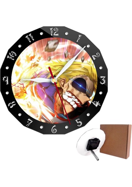 Yaratıcı My Hero Academia Modern Basit Masa Saati Duvar Saati Saat Anime Süs Hediye (Yurt Dışından)