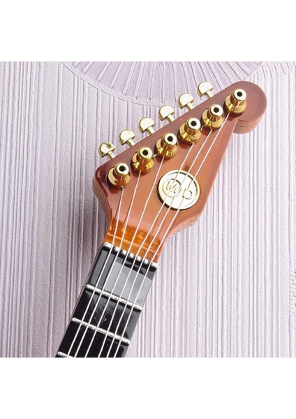 Vintage Duvar Saati Gitar Müzik Hediyeler Gitar Çalarlar Kolay Asılı Dekorlar Yatak Odası Oturma Odası (Açık Kahverengi) (Yurt Dışından) modelleri