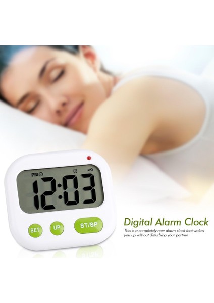 Titreşimli Çalar Saat Çantası Elektronik Çalar Saat Dijital Masa Saati Çok Fonksiyonlu Zamanlayıcı Alarmı Arkadan Aydınlatmalı Melodi Şarkı Yatak Odaları Için (Yurt Dışından) fiyatları