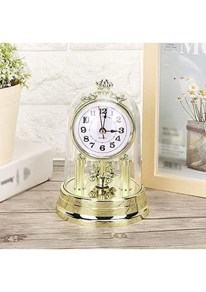 Basit Retro Oturma Odas? Saati Antik Sessiz Masa Saati Ofis ?alar Saat Ev Dekorasyonu Saat (Renk: Alt?n) (Yurt Dışından) fiyatları