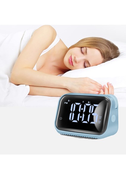 Mini Dijital Çalar Saat, Arkadan Aydınlatmalı Ayna Cam Malzemeli Başucu Saati, Erteleme ve Hafta Sonu Modlu Çift Alarm, Yatak Odası / Ofis Için Gece Işığı ile Kullanımı Kolay Akıll (Yurt Dışından) fiyatları