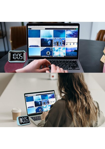 Mini Dijital Çalar Saat, Arkadan Aydınlatmalı Ayna Cam Malzemeli Başucu Saati, Erteleme ve Hafta Sonu Modlu Çift Alarm, Yatak Odası / Ofis Için Gece Işığı ile Kullanımı Kolay Akıll (Yurt Dışından) fırsatları