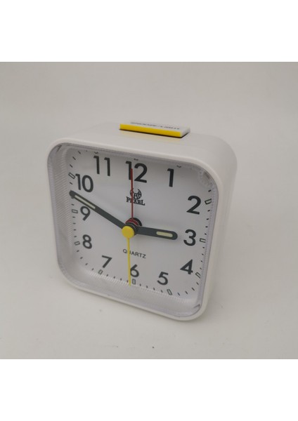 Başucu Gece Standı Için Küçük Seyahat Çalar Saat Analog Kuvars Çalar Saat-Beyaz (Yurt Dışından) fırsatları