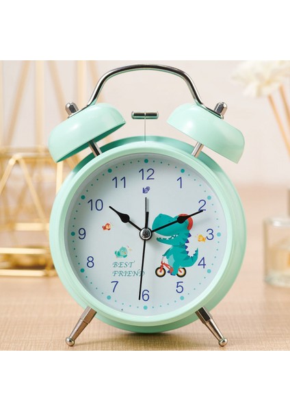Öğrenciler, Çocuklar ve Yetişkinler Için 4 Inç Metal Parlak Sevimli Alarm Saati Sessiz Alarm Saati (Yeşil) (Yurt Dışından) modelleri