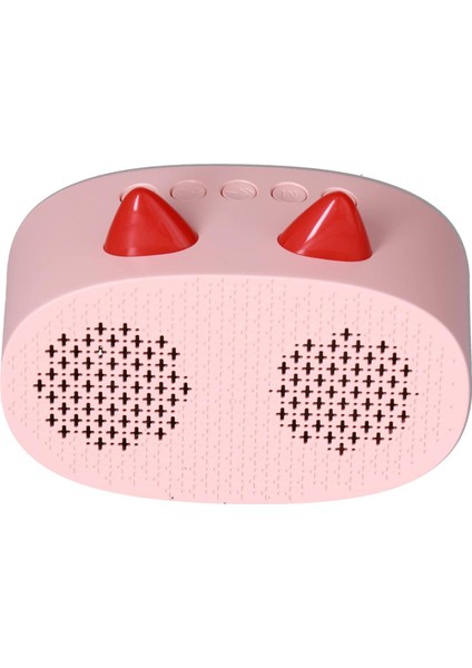 Dijital Çalar Saat Hoparlörü, Sıcaklık Göstergeli Karikatür Kedi Çalar Saat, Çift Çalar Saat, Bluetooth Hoparlör, Radyo, Yatak Odası Ofisi Için Eller Serbest Çağrı (Pembe) (Yurt Dışından) fiyatları