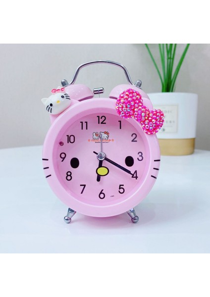 Yatak Odası Çalar Saat, Hello Kitty Çalar Saat, Öğrenci Ev Dekorasyonu Masaüstü Saati (Yurt Dışından)