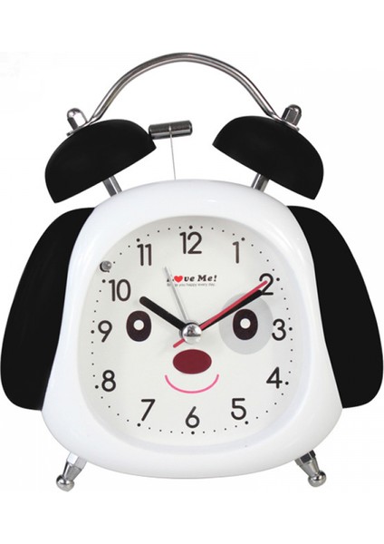 Yatak Odası Çalar Saat, Analog Sevimli Köpek Yavrusu Çan Çalar Saat, Öğrenci Ev Dekorasyonu Masaüstü Saati (Yurt Dışından)