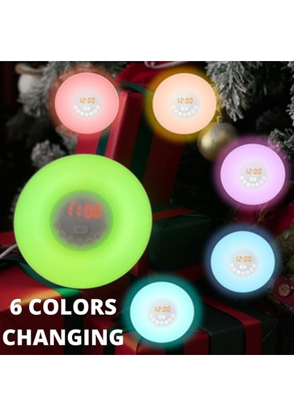 Gün Doğumu Saati – Gün Batımı Işıklı Çalar Saat – Yatak Odası Için Renk Değiştiren Saatli Radyo – LED Dijital Ekran – Gece Lambası ve Başucu Lambası Olarak Ideal – 40 Istasyonlu Fm (Yurt Dışından) modelleri