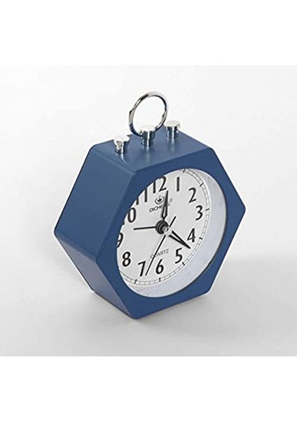 Alarm Altıgen Masa Masa Saati Sizi Uyandırır Sessiz Çalışma Yatak Odası Ofis Için Mükemmel --- Mavi (Yurt Dışından) fırsatları