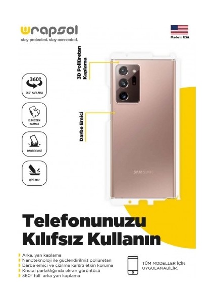 Poco M6 Pro Arka ve Yan Koruyucu Poliüretan Film