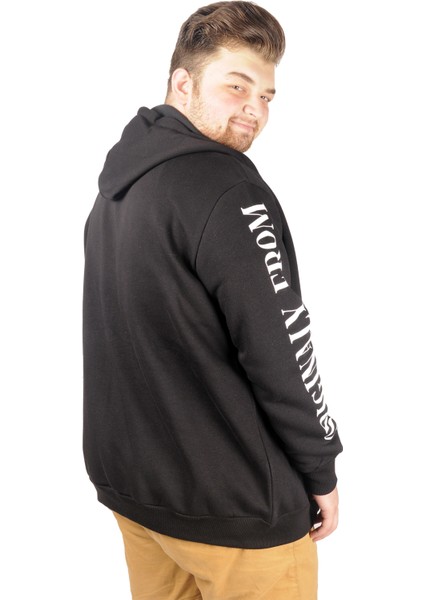 Erkek Sweat Kapşonlu 1919NY 21516 Siyah indirimleri