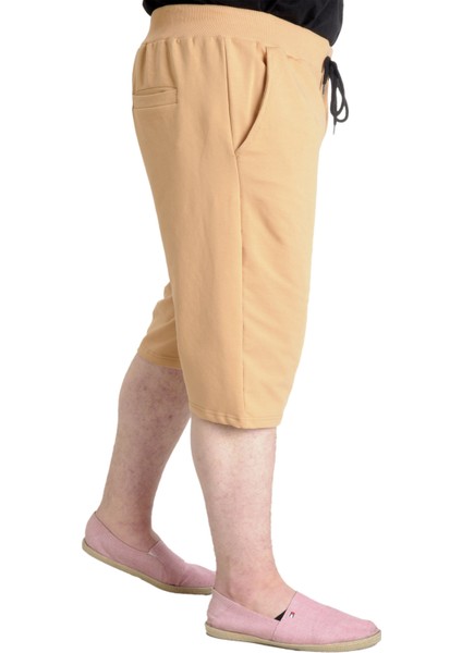 Büyük Beden Erkek Kapri Md 23506 Bej modelleri