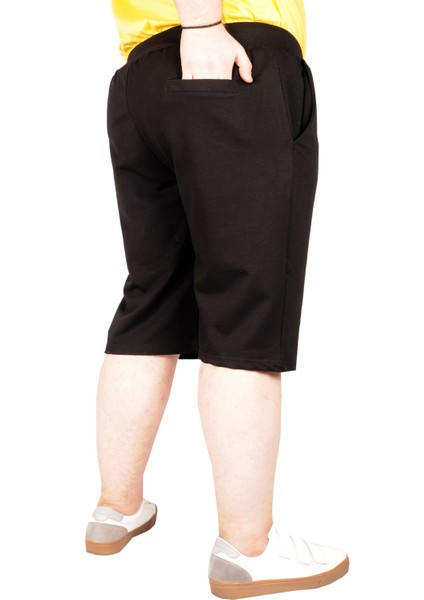 Büyük Beden Erkek Kapri Straight Basic 20500 Siyah fiyatları