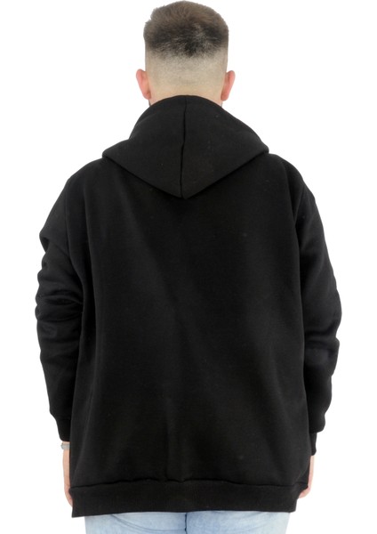 Erkek Sweat Kapşonlu Fermuarlı Nyc 22520 Siyah fiyatları