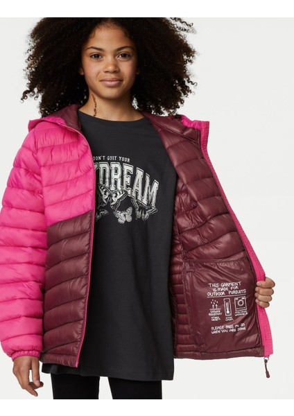 Marks & Spencer Stormwear™ Kapüşonlu Puffer Şişme Mont