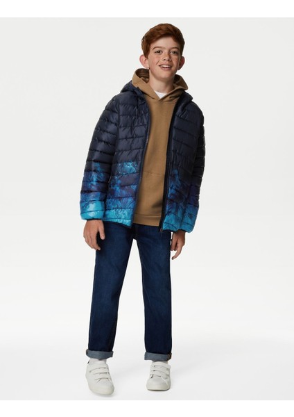 Marks & Spencer Stormwear™ Kapüşonlu Puffer Şişme Mont