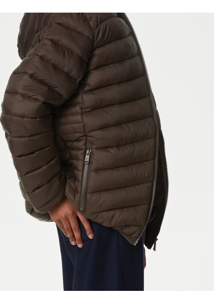 Marks & Spencer Stormwear™ Kapüşonlu Puffer Şişme Mont