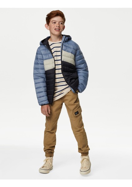 Marks & Spencer Stormwear™ Kapüşonlu Puffer Şişme Mont