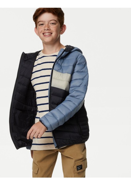 Marks & Spencer Stormwear™ Kapüşonlu Puffer Şişme Mont