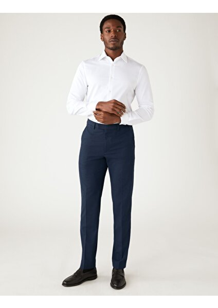 Marks & Spencer Tailored Fit Dokulu Pantolon