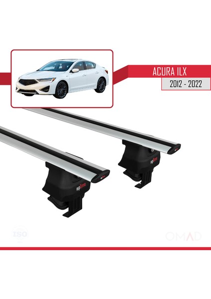 Acura Ilx (De1/2/3) 2012-2022 Arası ile Uyumlu Ace-4 Ara Atkı Tavan Barı Gri modelleri