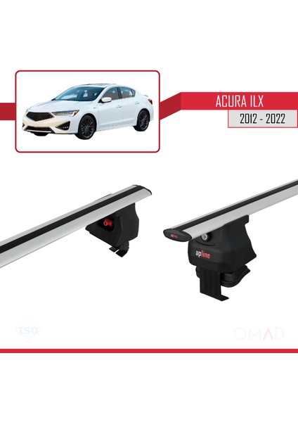 Acura Ilx (De1/2/3) 2012-2022 Arası ile Uyumlu Ace-4 Ara Atkı Tavan Barı Gri fırsatları