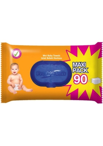 Fresh'n Soft Islak Havlu 90 Lı 24 Adet