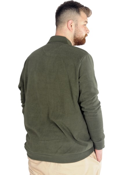 Erkek Sweat Polo Cepli Selanik Basic 20441 Haki modelleri