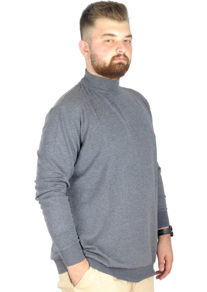 Büyük Beden Kazak Yarım Balıkçı 22208 Indigo fiyatları