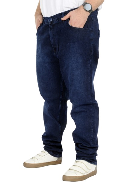 Büyük Beden Kot Pantolon Klasik 5 Cep Lopez Blue 22926 Lacivert fiyatları