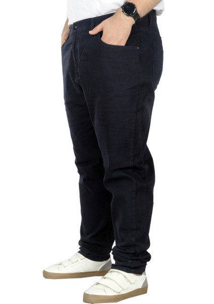 Büyük Beden Erkek Gabardin Pantolon 5 Cep Doğa Classic 22920 Lacivert fiyatları