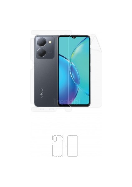 Vivo Y27 5g Ön,arka ve Yan 360 Derece Full Body Tam Kaplama Poliüretan Film