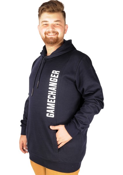 Erkek Sweat Kapşon Stellock Gamechanger 21507 Lacivert