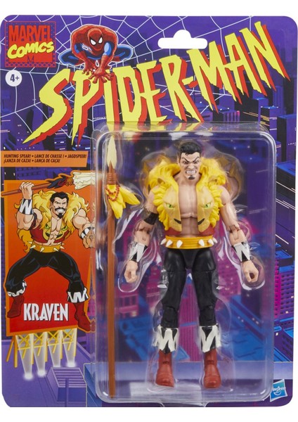 Marvel Legends Spiderman Kraven Figür