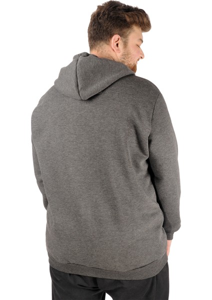 Erkek Sweat Kapşonlu Stay Wise 21518 Antrasit