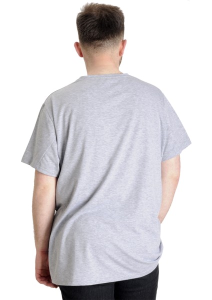 Mode Xl Büyük Beden Likralı T-Shirt Bisiklet Yaka 20149 Grimelanj fırsatları