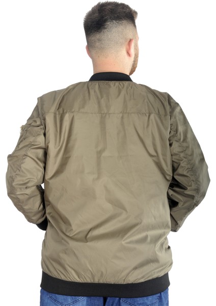 Erkek Kolej Mont Fermuarlı Haki Renk 2022 Sonbahar-Kış Modelleri İçin modelleri