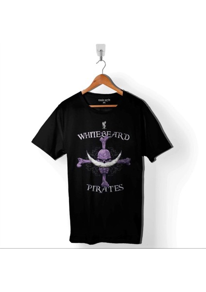 Whitebeard Amıral Prates One Piece Luffy Baskılı Tişört T-Shirt