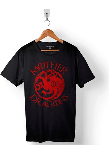 Game Of Thrones Mother Of Dragons Baskılı Tişört T-Shirt