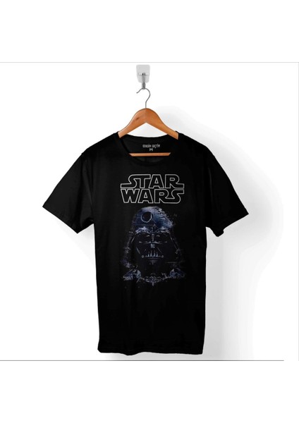 Star Wars Darth Vader Yıldız Savaşları Baskılı Tişört T-Shirt