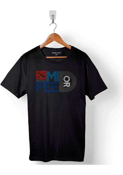 Mıd Or Feed Dota 2 Dota2 Logo Baskılı Tişört T-Shirt