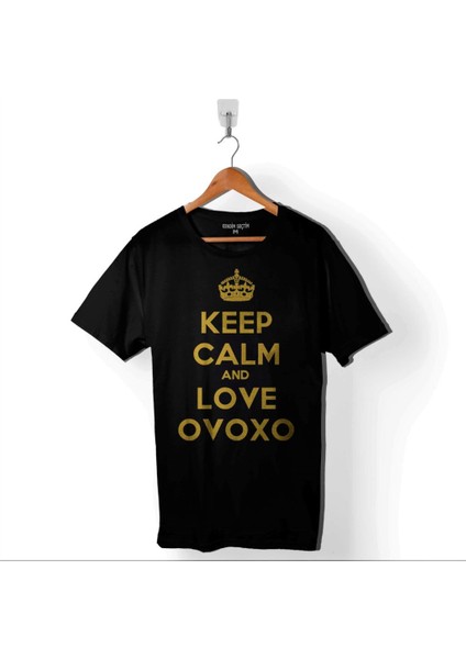 Keep Calm And Love Ovoxo Owl Gang Baskılı Tişört T-Shirt